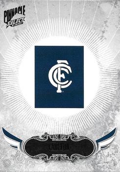 2009 Select AFL Pinnacle #28 Carlton Blues Front